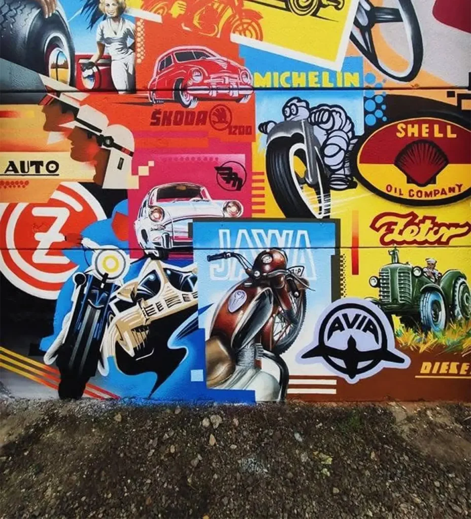 Cruisin Colors, Mural malba, 2020, Ceska republika, Panika71