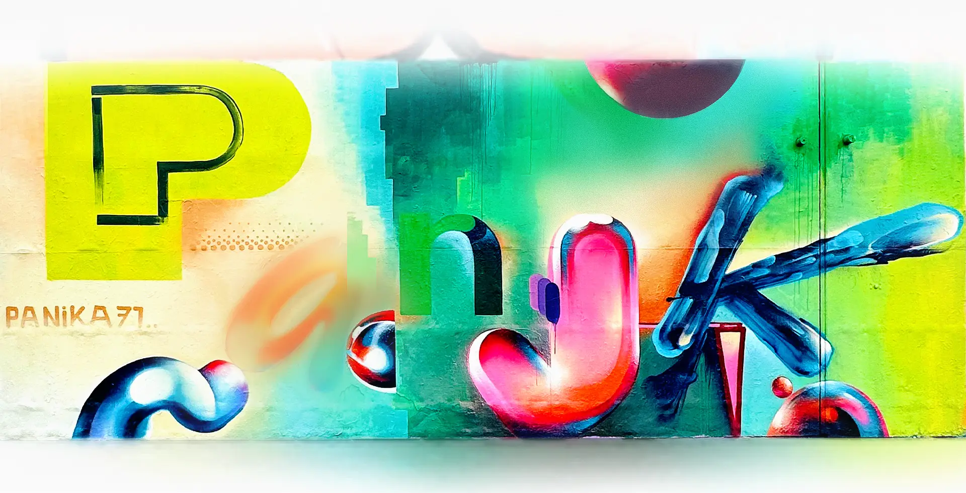 Panika71, homepage, hero image, ATF, Amsterdam, Mural painting, Malba na objednávku, Graffiti, 2025