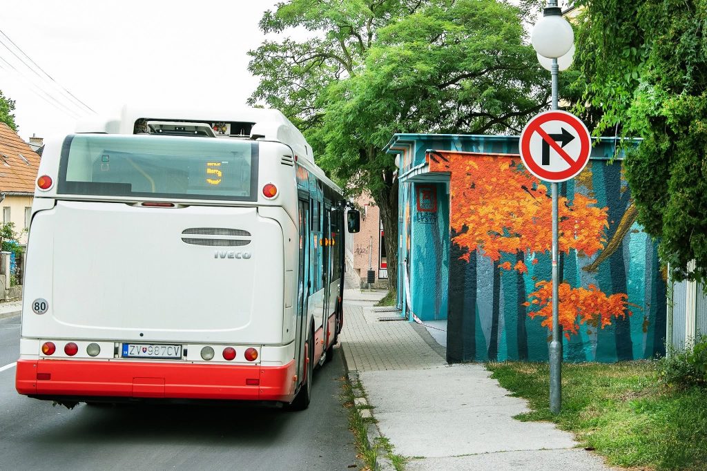 IMG 7140, Panika71 - Umělecké portfolio, 2026, Autobusová zastávka, Zvolen, Malba na objednávku | Jozef Spodniak