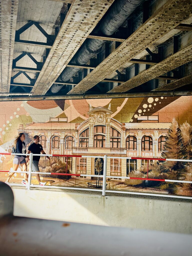 Podchod Krnov, Mural historickeho charakteru, Umelec Panik71, Jozef Spodniak